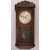 Eiken regulateur met glas in lood